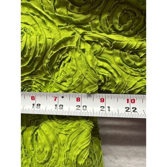 Vintage Laura Ashley Bright Green Jacket Size L Cotton Spandex Y2K Awesome - Picture 6 of 8